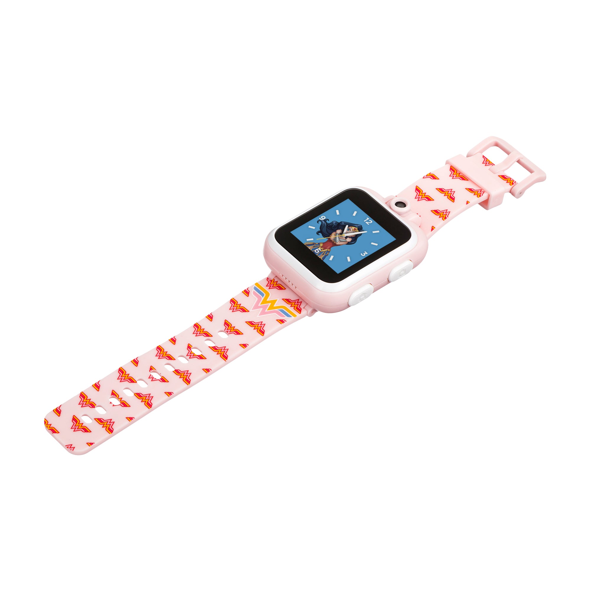 Wonder Woman Smartwatch for Kids by PlayZoom: Blush Symbol affordable smart watch