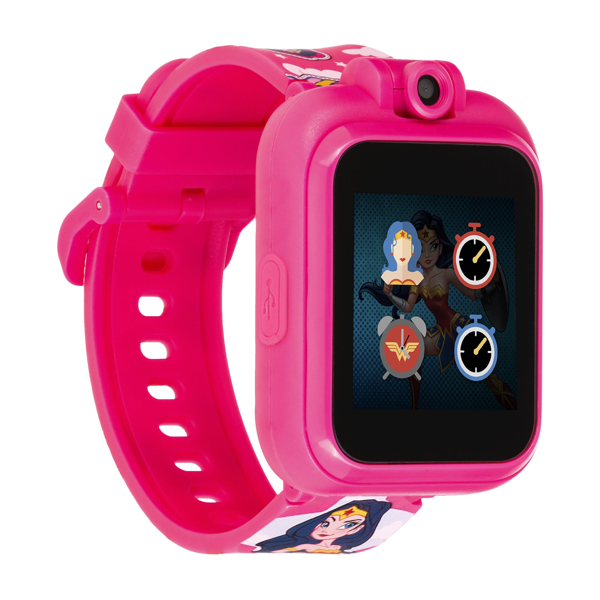 Wonder Woman Smartwatch for Kids by PlayZoom: Fuchsia affordable smart watch