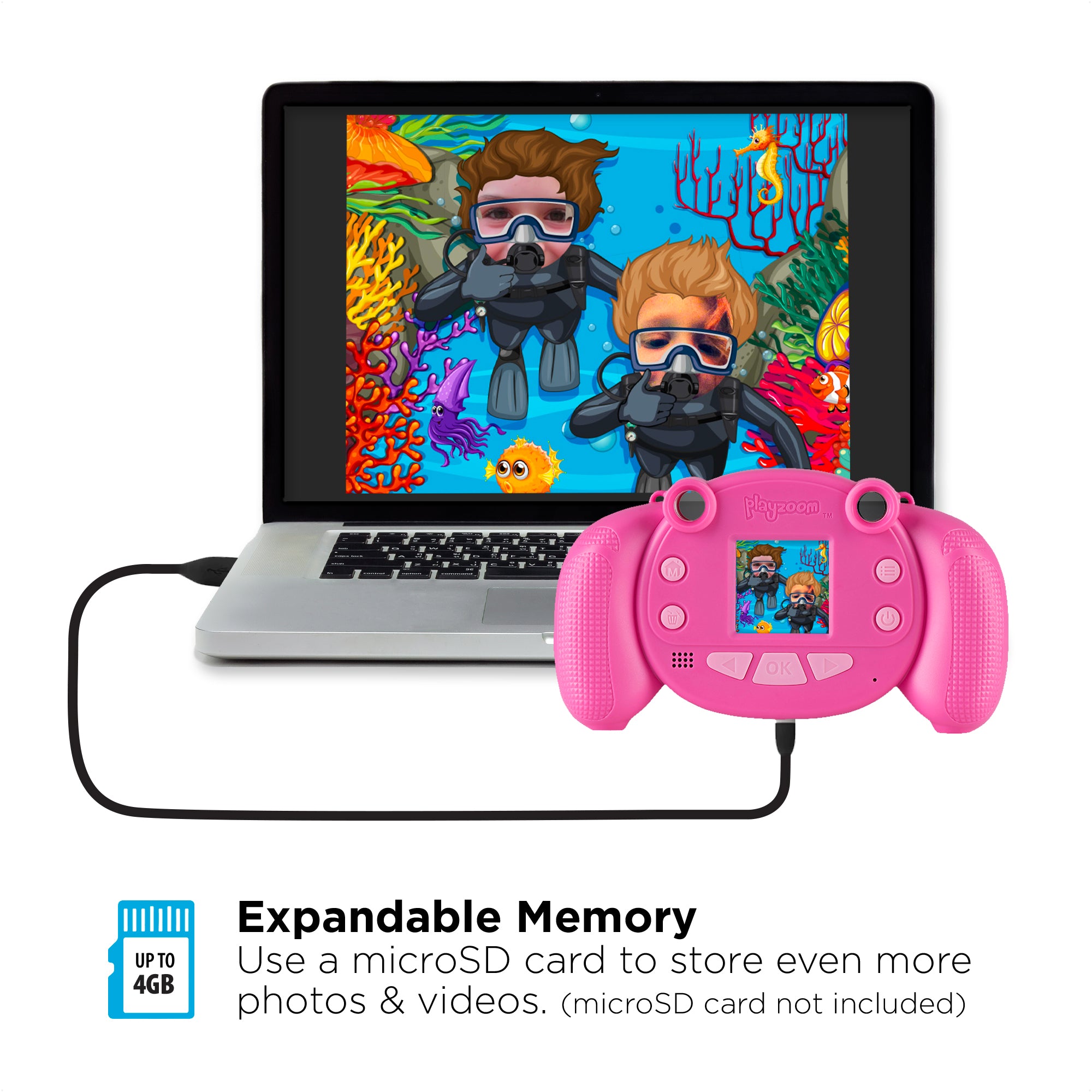 PlayZoom Snapcam, Fuschia affordable snapcam