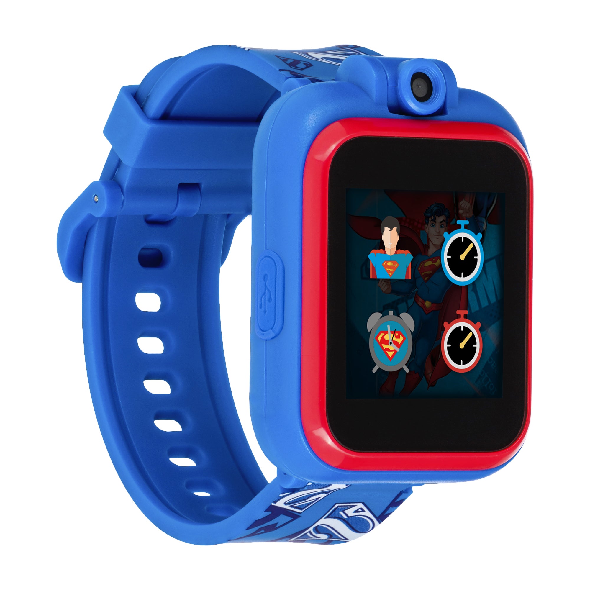 Superman Smartwatch for Kids by PlayZoom: Superman Symbol affordable smart watch