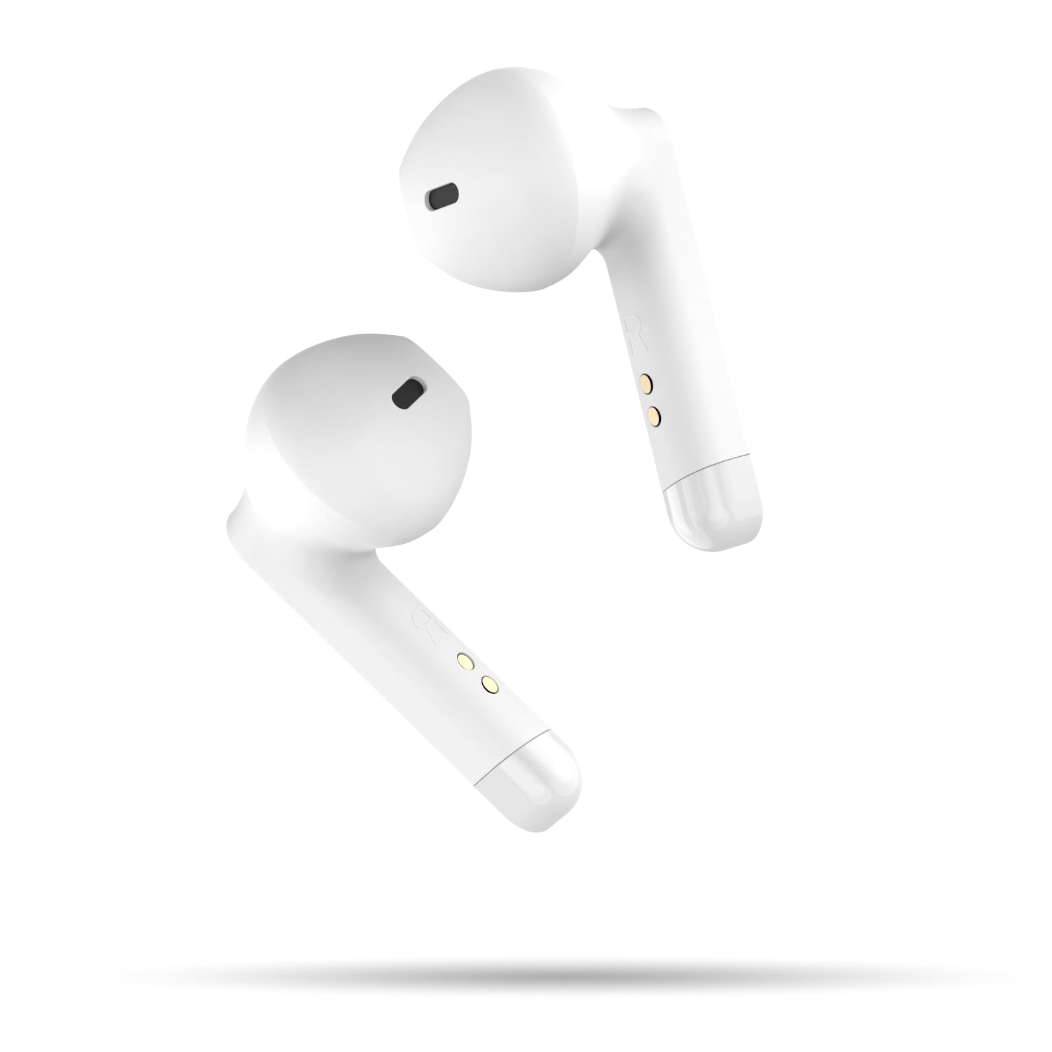 iTouch Amp Plus Earbuds: White/Silver affordable wireless ear buds